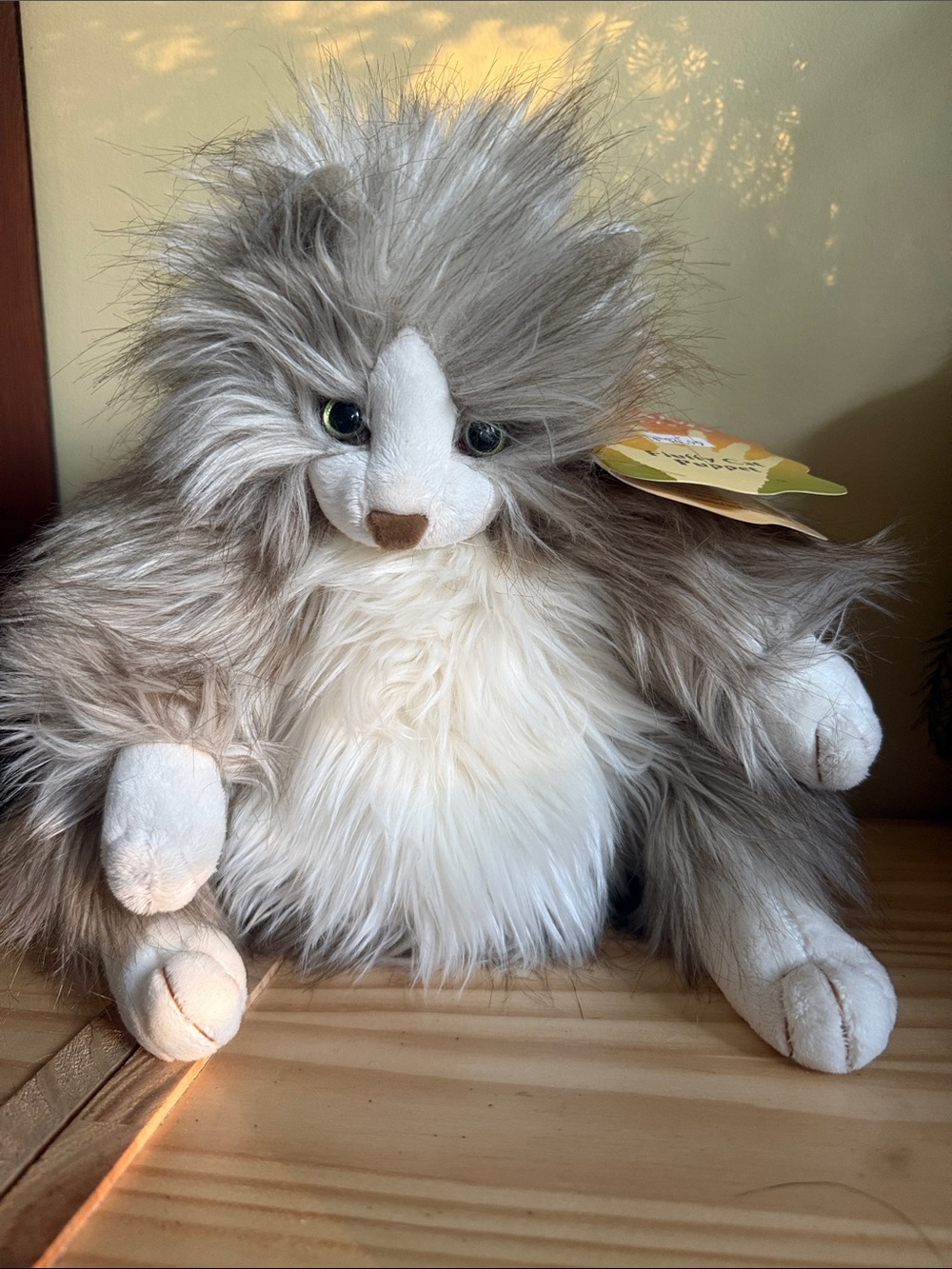 Old style (better style) Folkmanis fluffy cat puppet
